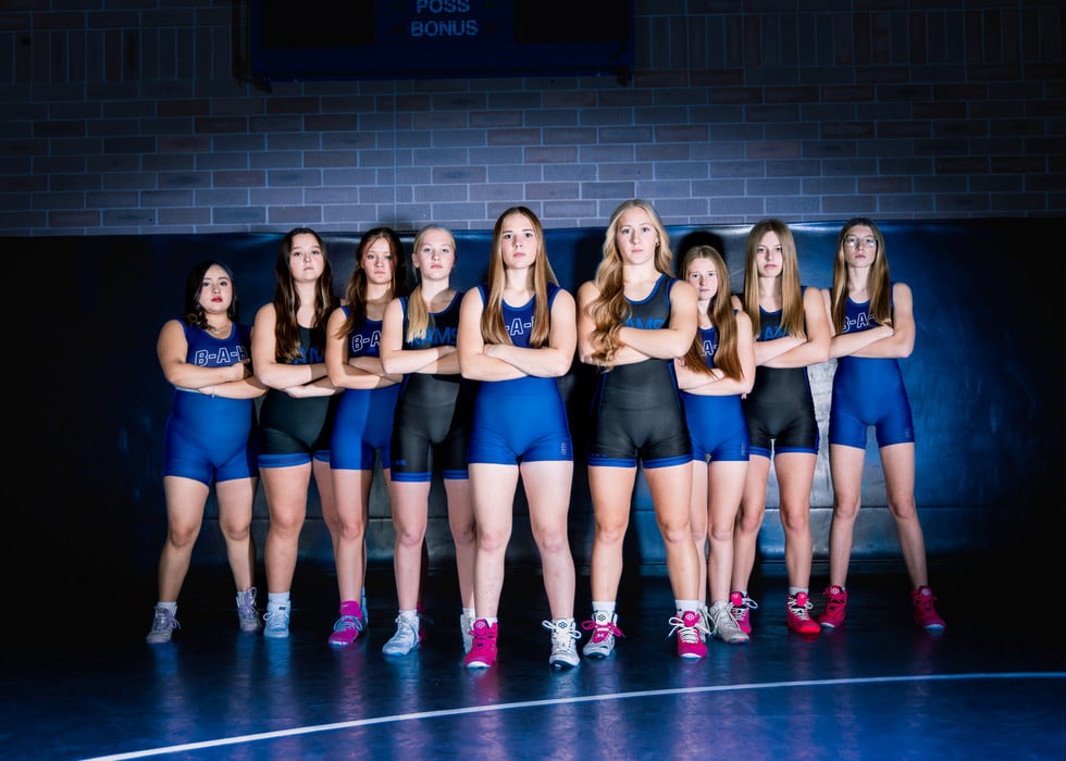 Girls wrestling team